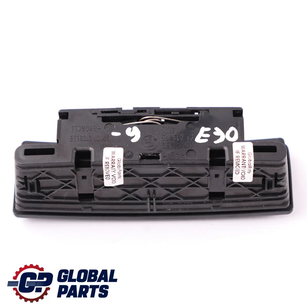 BMW E90 E91 Hinterer Aschenbecher Mittelkonsole Schwarz Matt - SKU 7139048-9 - Teilenummer 7139048