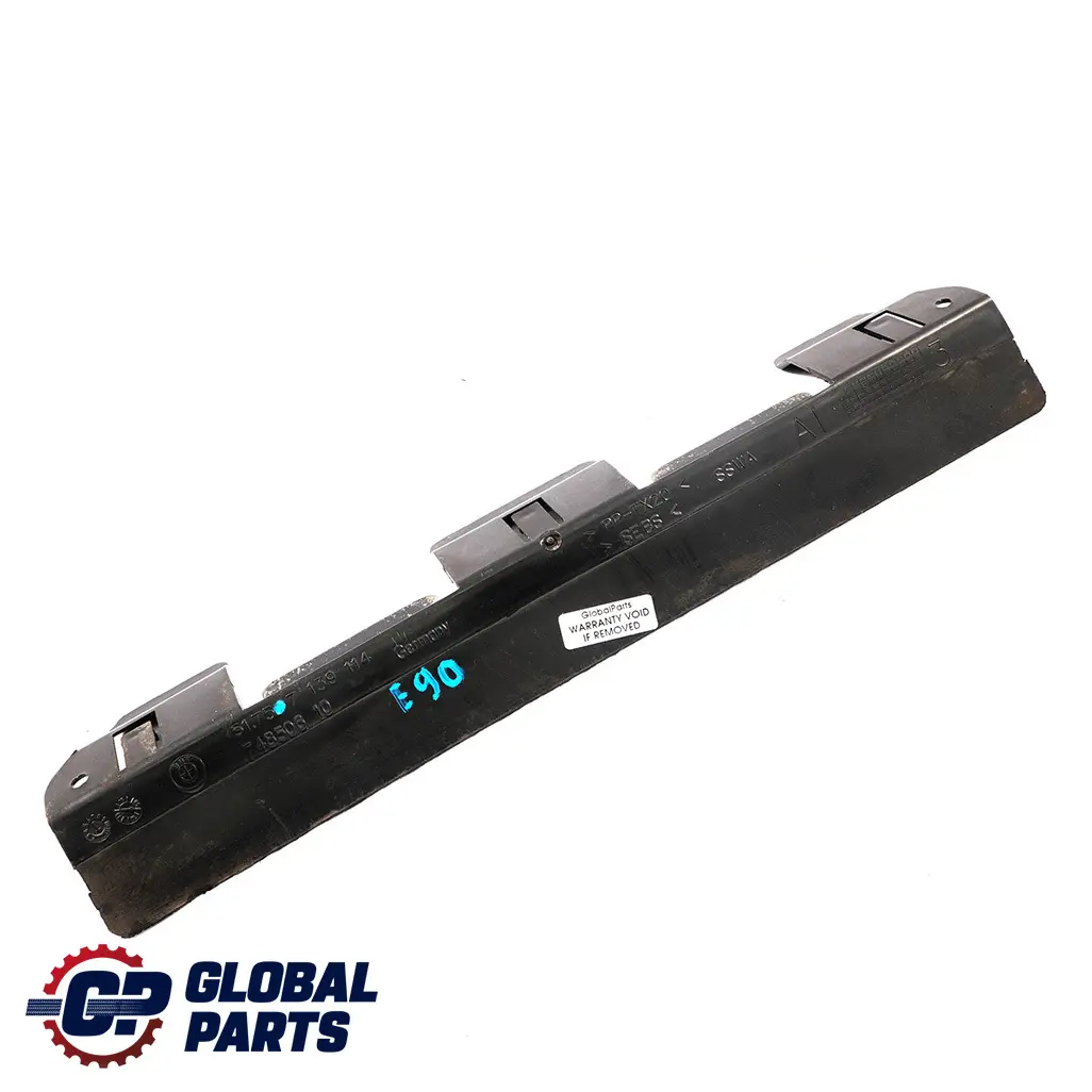 BMW E87 E90 E91 Bajo la Carroceria Placa de deslizamiento Deflector agua Labio - SKU 7139114 - Número de pieza 7139114