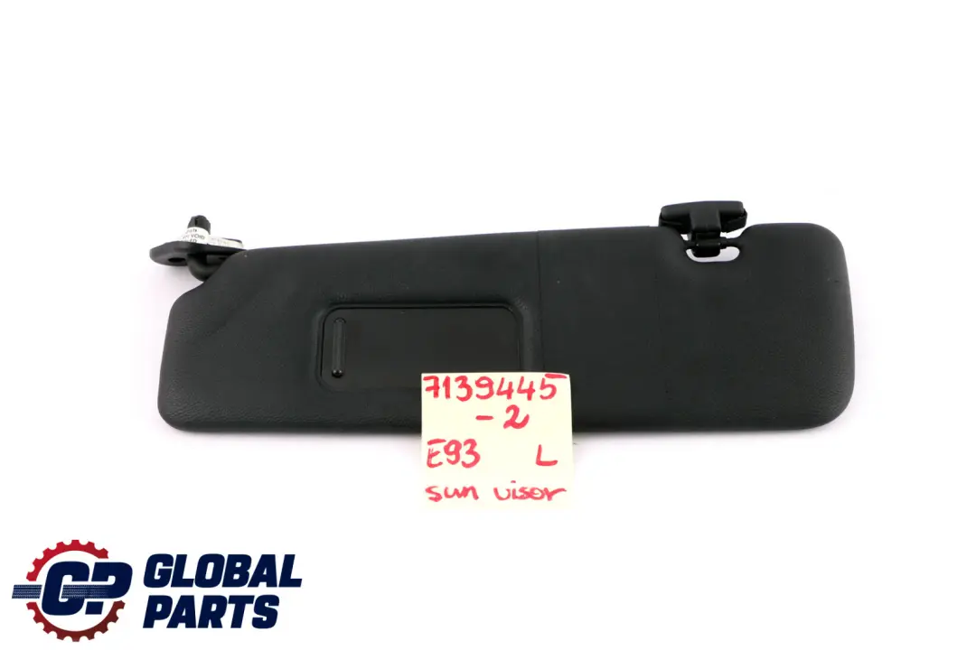 BMW E88 E93 Sun Visor With Mirror Left N/S Black 6963409 - SKU 7139445-2 - Part number 7139445