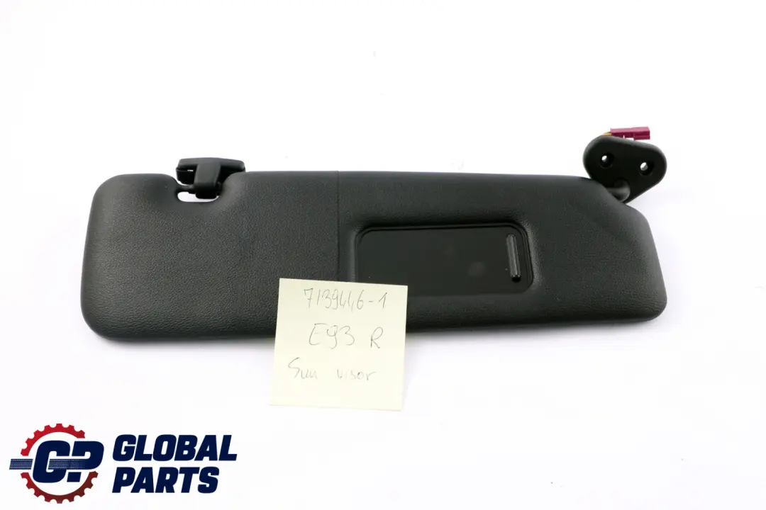  Sun Visor BMW E88 E93 With Illuminated Mirror Right O/S Black - SKU 7139446-1 - Part number 7139446