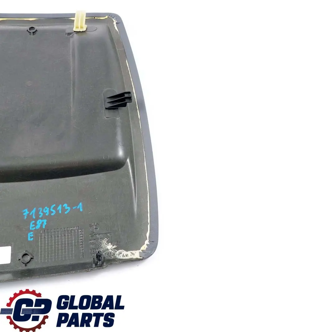 BMW 1 er E87 Vordersitz Rückwand Abdeckung Alaska Grau 52107139513 7139513 - SKU 7139513-1 - Teilenummer 7139506