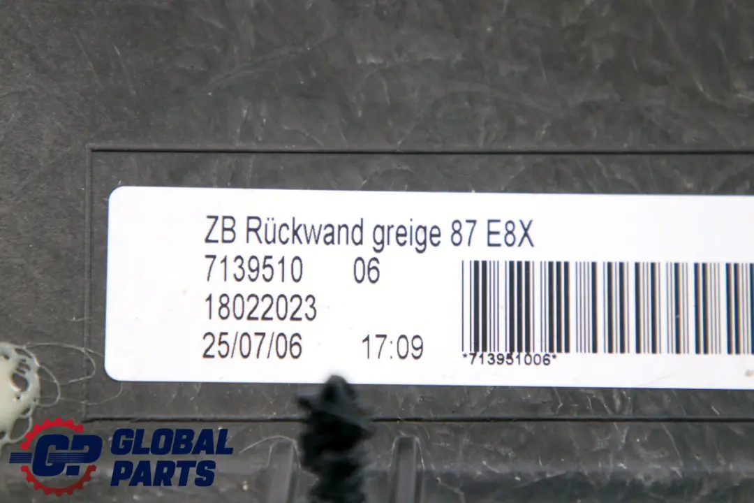 BMW E81 E82 E87 Asiento Delantero Panel Trasero con Red Beige - SKU 7139514 - Número de pieza 7139514