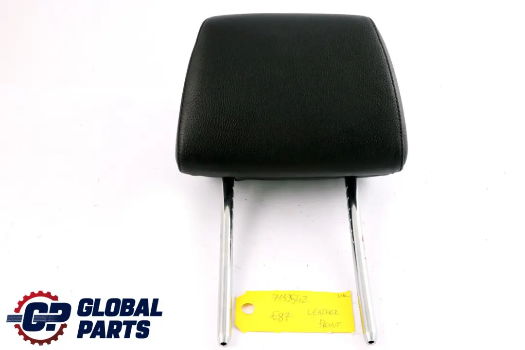 BMW 1 E87 Front Seat Left Right N/O/S Headrest Head Restraint Leather Black - SKU 7139542 - Part number 7257217