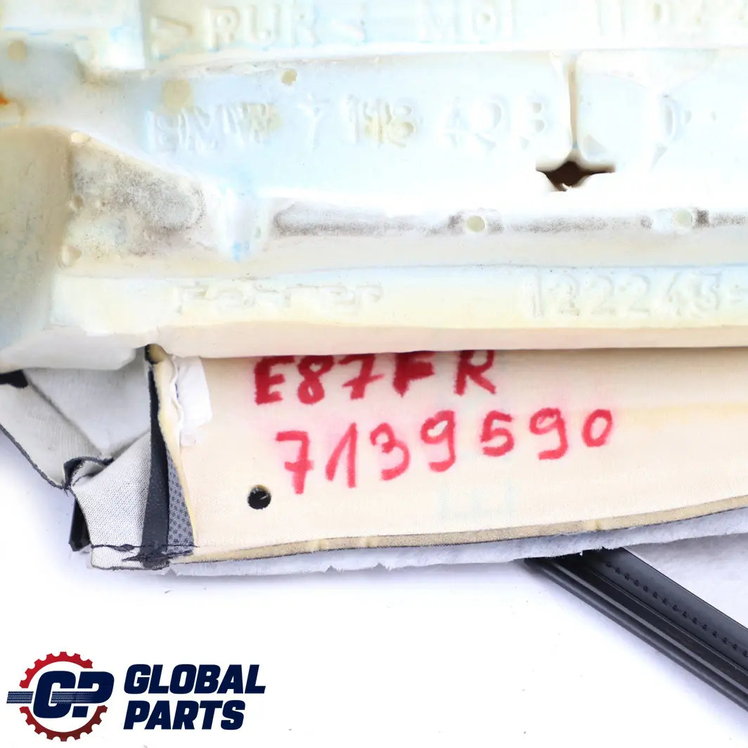 BMW 1 E87 Asiento Delantero Derecho Funda Respaldo Tela Grafito - SKU 7139590 - Número de pieza 7139590