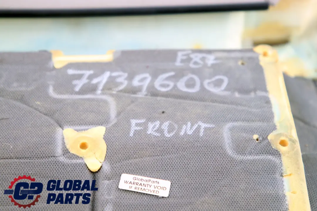 BMW 1 E87 Front Left Right Seat N/O/S Cover Leather Boston Beige - SKU 7139600 - Part number 7139600