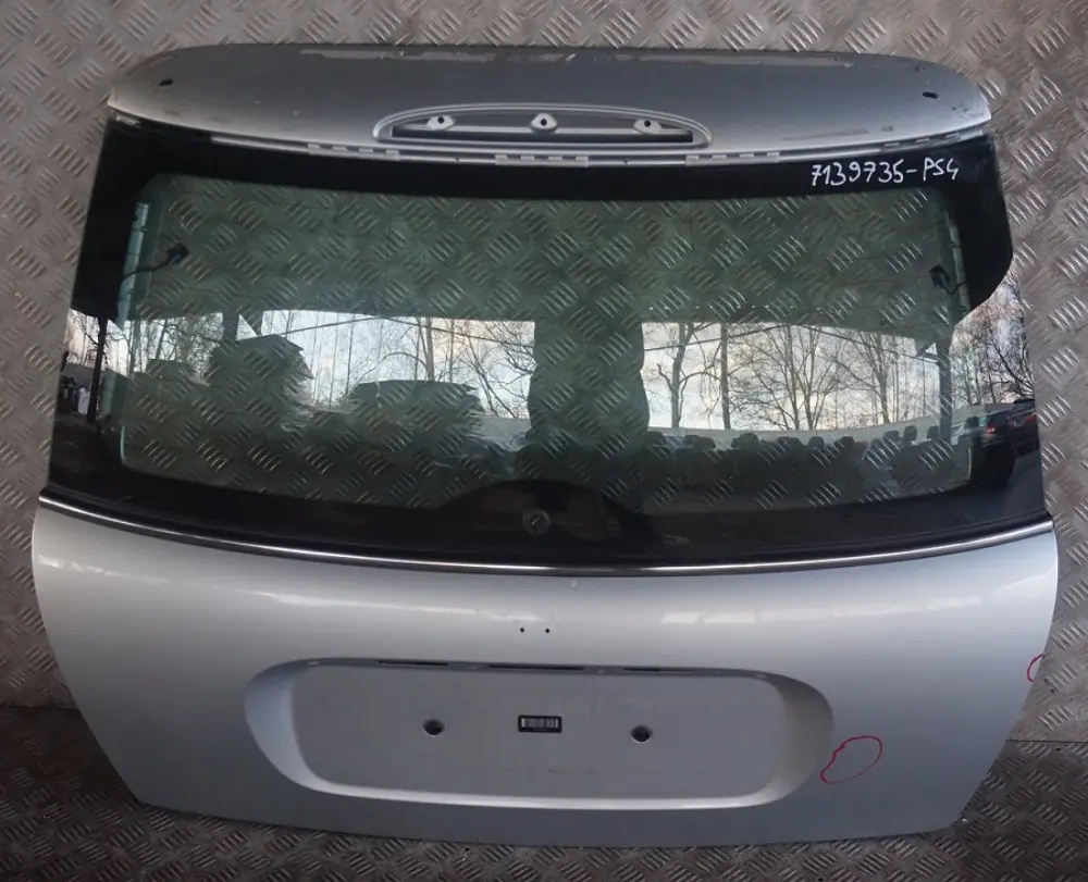 Boot Trunk Lid Tailgate Pure Silver Metallic - 900 to BMW Mini Cooper R50 R53 4 with Part number 7139735 BMW Mini Cooper R50 R53 4 Boot Trunk Lid Tailgate Pure Silver Metallic - 900 - SKU 7139735-PS4 - Part number 7139735