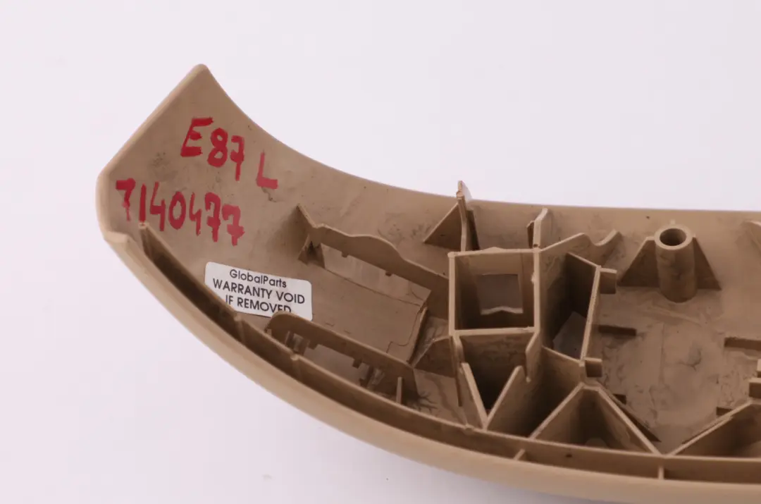 Trim Outer Left N/S Beige 7118481 to BMW 1 Series E87 E87N LCI Seat with Part number 7140477 BMW 1 Series E87 E87N LCI Seat Trim Outer Left N/S Beige 7118481 - SKU 7140477 - Part number 7140477