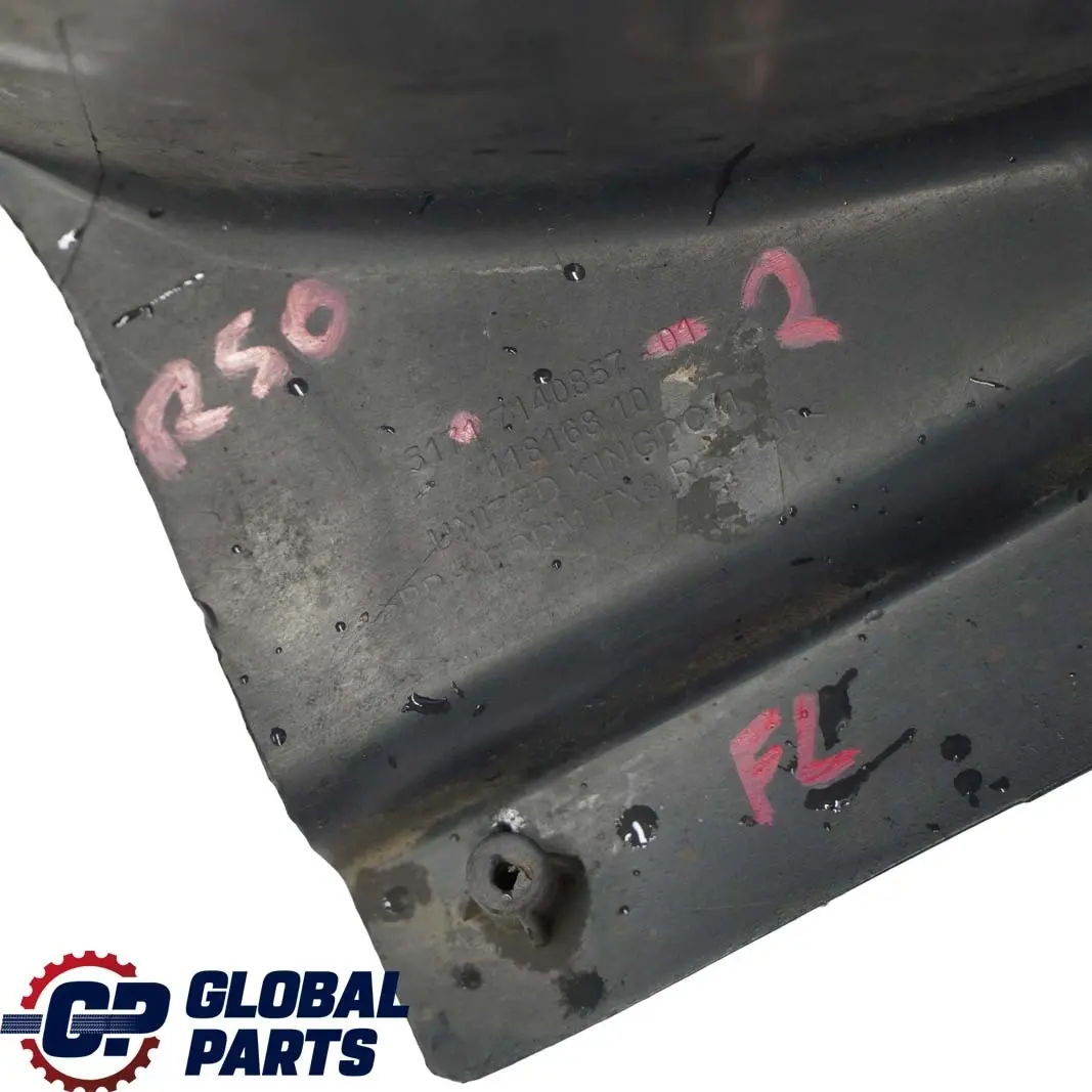 Front Left N/S Wheel Housing Arch Cover to BMW Mini Cooper One R50 R52 2 with Part number 7140857 BMW Mini Cooper One R50 R52 2 Front Left N/S Wheel Housing Arch Cover - SKU 7140857-2 - Part number 7140857