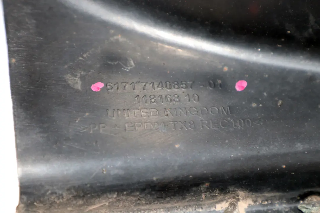 Anteriore Sinistro Passaruota Pannello Di Copertura per Mini R50 R52 con numero di parte 7140857 Mini R50 R52 Anteriore Sinistro Passaruota Pannello Di Copertura - SKU 7140857 - Numero di parte 7140857