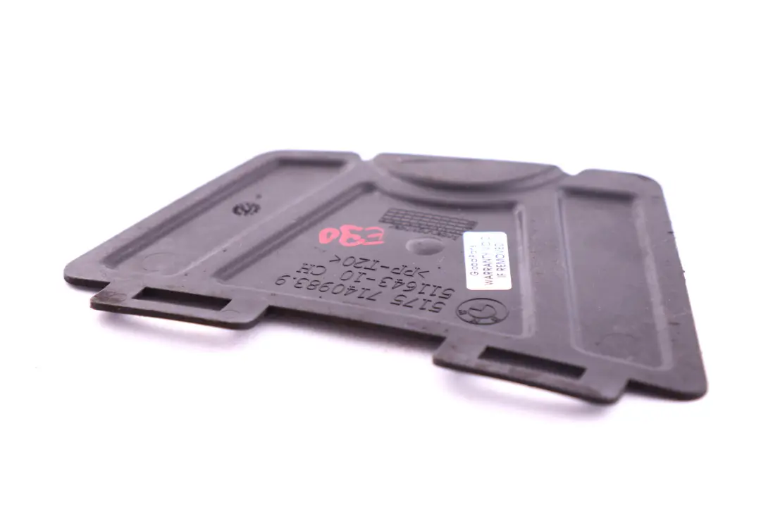 Coperchio Compartimento Motore Schermatura per BMW E81 E90 E91 E92 E93 con numero di parte 7140983 BMW E81 E90 E91 E92 E93 Coperchio Compartimento Motore Schermatura - SKU 7140983 - Numero di parte 7140983
