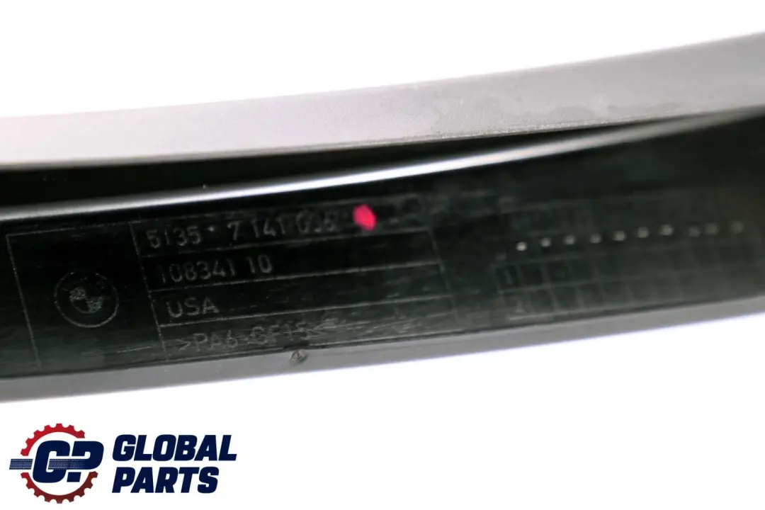 BMW X5 E70 Garniture De Cadre De Vitre Arrière Droite Noire - SKU 7141036 - Numéro de pièce 7141036
