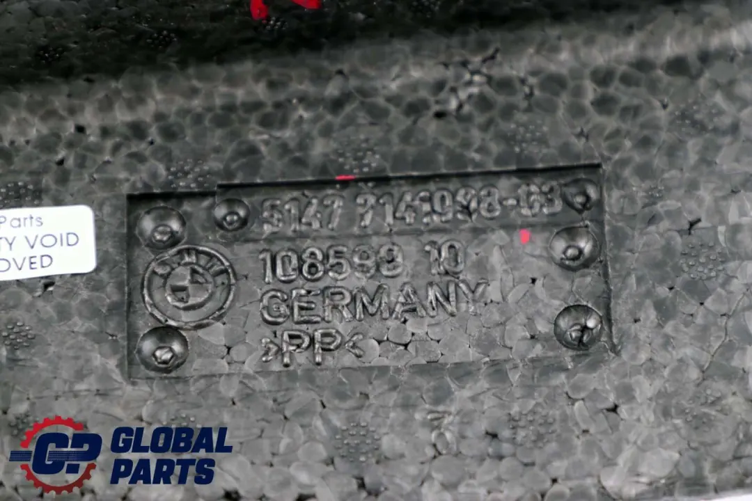 Base Trave Longitudinale Copertura Destra per BMW E81 E87 E90 E91 LCI con numero di parte 7141098 BMW E81 E87 E90 E91 LCI Base Trave Longitudinale Copertura Destra - SKU 7141098 - Numero di parte 7141098