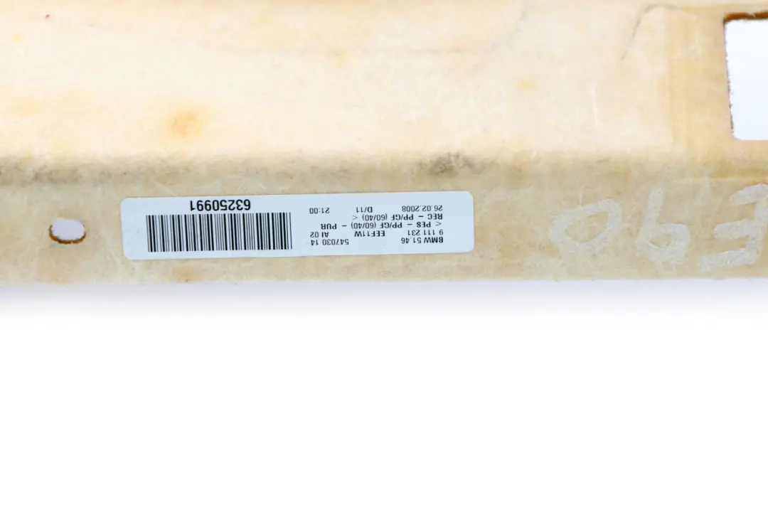 BMW Série 3 E90 Tablette de vitre arrière Beige 9111231 9111243 - SKU 7141209 - Numéro de pièce 7141209