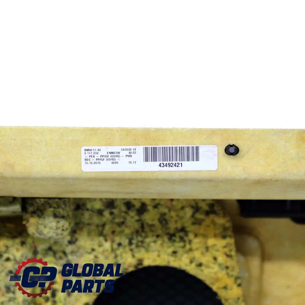 Parcela ventana trasera estante Negro Antracita 9111232 para BMW E90 con número de pieza 7141210 BMW E90 Parcela ventana trasera estante Negro Antracita 9111232 - SKU 7141210-1 - Número de pieza 7141210