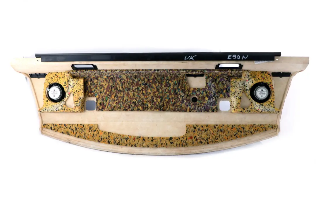 Półka Tylna Tył Czarna Głośnik do BMW E90 o numerze 7141210 BMW E90 Półka Tylna Tył Czarna Głośnik - SKU 7141210 - Numer Części 7141210