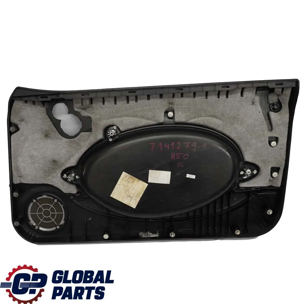 Front Left Door Card Side Trim Harman Kardon Panther Alloy Patina Mini R50 R53 - SKU 7141279-1 - Part number 7141279
