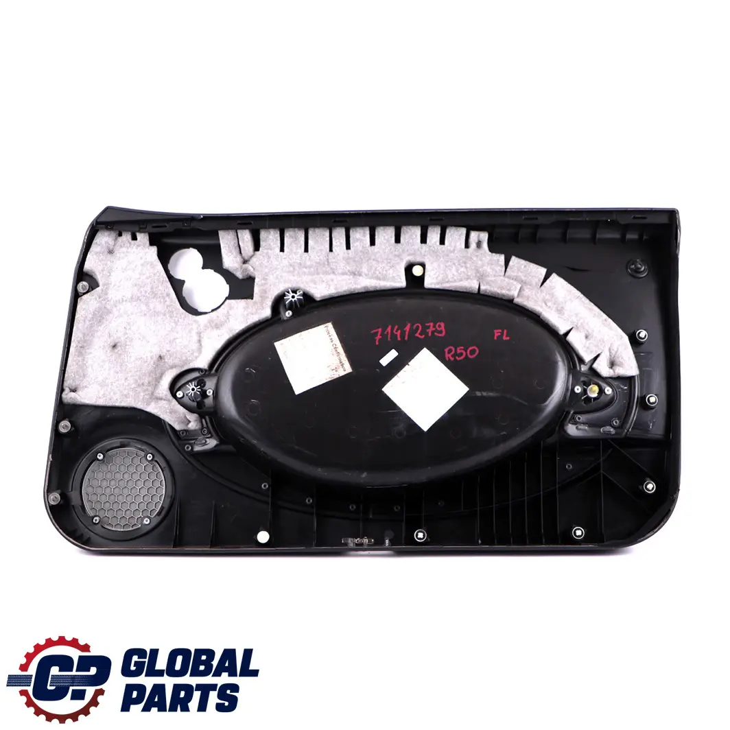 Front Left N/S Door Card Side Trim Panther Alloy Patina to Mini Cooper R50 R53 with Part number 7141279 Mini Cooper R50 R53 Front Left N/S Door Card Side Trim Panther Alloy Patina - SKU 7141279-2 - Part number 7141279