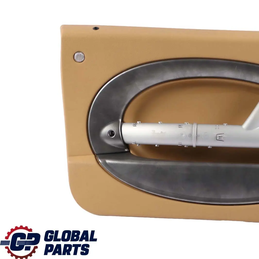 BMW Mini R50 R52 R53 Front Left N/S Door Card Trim Panel Beige Alloy Patina - SKU 7141285 - Part number 7141285