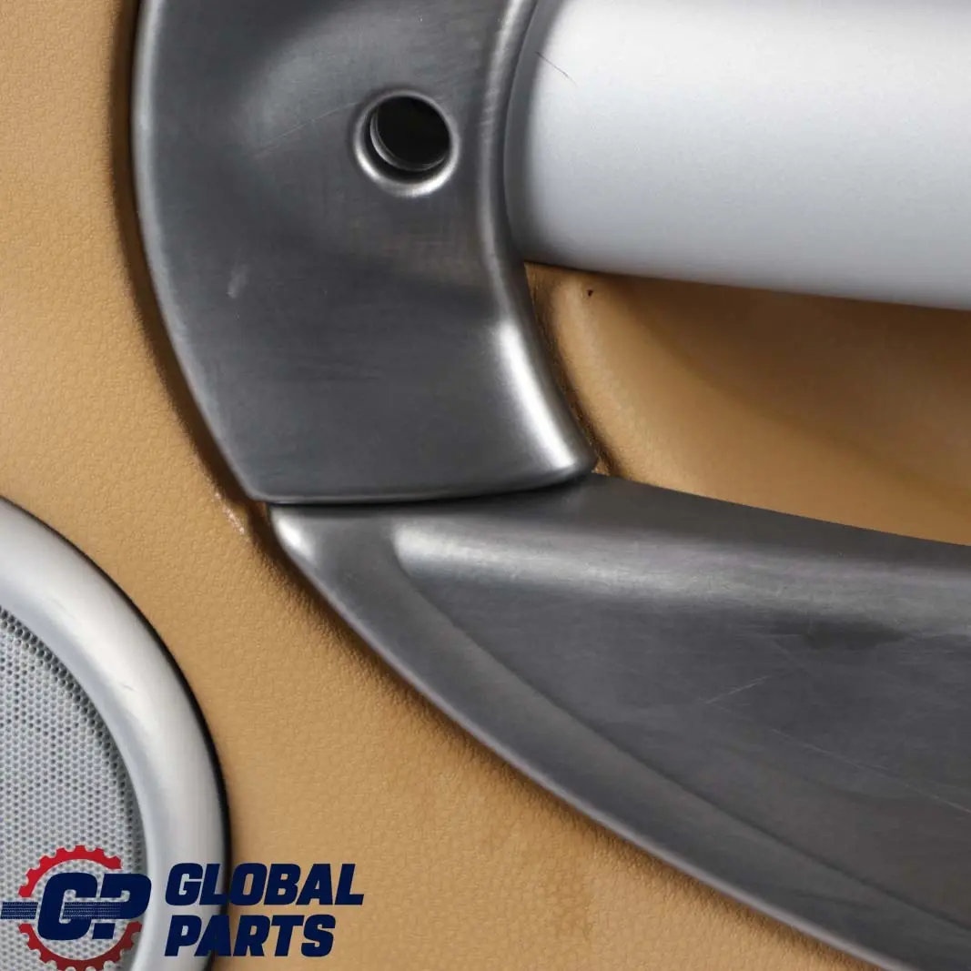 Front Right O/S Door Card Trim Panel Beige Alloy Patina to BMW Mini R50 R52 R53 with Part number 7141286 BMW Mini R50 R52 R53 Front Right O/S Door Card Trim Panel Beige Alloy Patina - SKU 7141286 - Part number 7141286