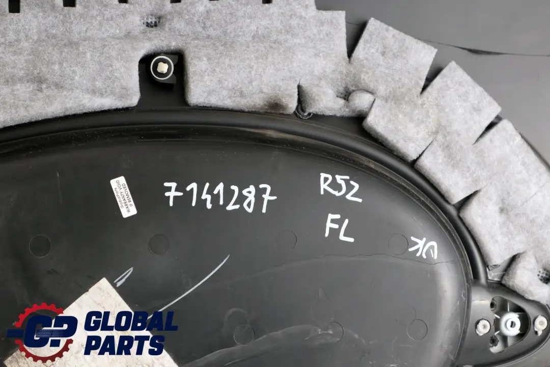 Türverkleidung Vorne Links Dark Blue Blau Alloy Patina HiFi für BMW Mini R52 mit Teilenummer 7141287 BMW Mini R52 Türverkleidung Vorne Links Dark Blue Blau Alloy Patina HiFi - SKU 7141287 - Teilenummer 7141287