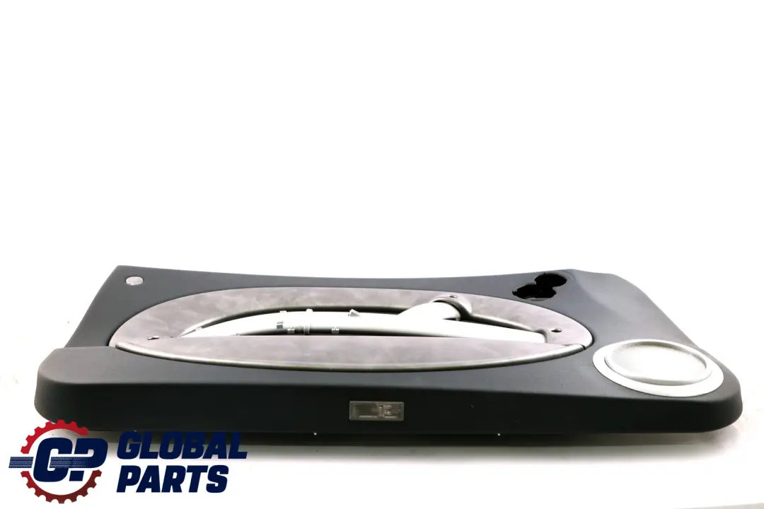 Front Left N/S Door Card Trim Dark Blue Alloy Patina HiFi to BMW Mini R52 Cabrio with Part number 7141287 BMW Mini R52 Cabrio Front Left N/S Door Card Trim Dark Blue Alloy Patina HiFi - SKU 7141287 - Part number 7141287