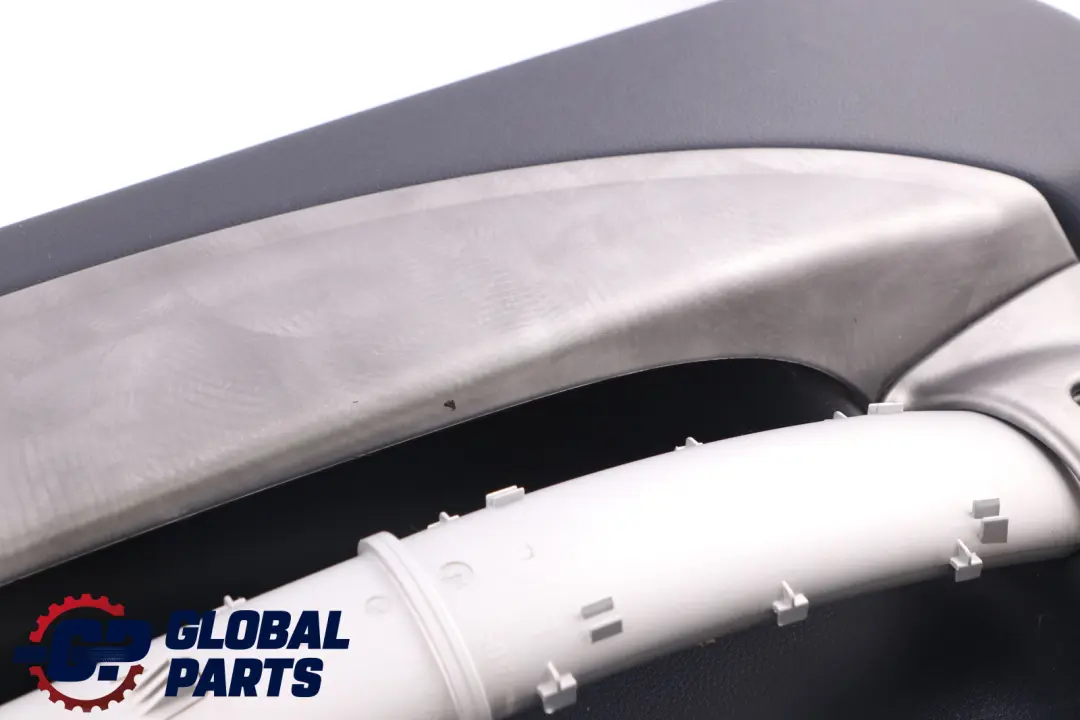 Front Left N/S Door Card Trim Dark Blue Alloy Patina HiFi to BMW Mini R52 Cabrio with Part number 7141287 BMW Mini R52 Cabrio Front Left N/S Door Card Trim Dark Blue Alloy Patina HiFi - SKU 7141287 - Part number 7141287