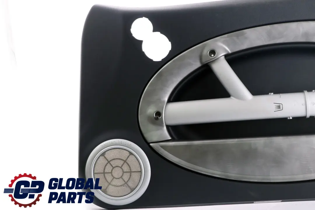 BMW Mini R52 Cabrio Türverkleidung Vorne Rechts Dark Blue Alloy Patina HiFi - SKU 7141288 - Teilenummer 7141288
