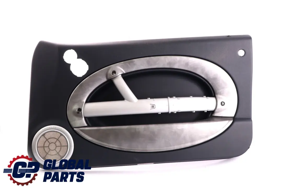 BMW Mini R52 Cabrio Türverkleidung Vorne Rechts Dark Blue Alloy Patina HiFi - SKU 7141288 - Teilenummer 7141288