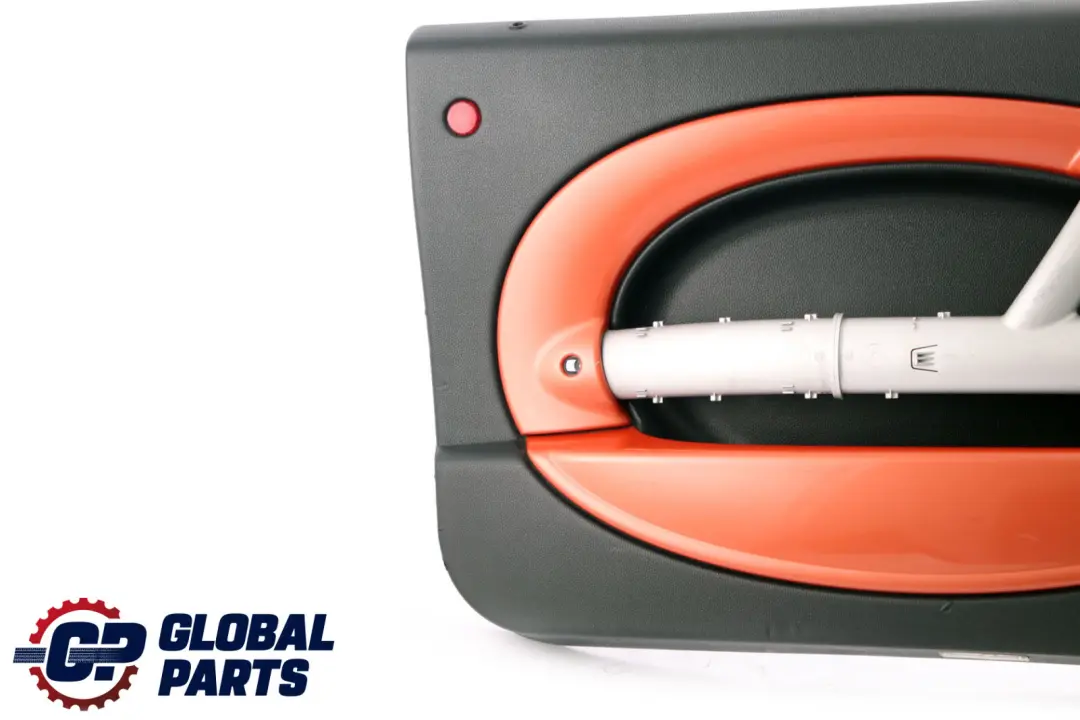 Front Left N/S Door Card Trim Hi-Fi Panther Black Hot Orange to BMW Mini R50 R53 with Part number 7141319 BMW Mini R50 R53 Front Left N/S Door Card Trim Hi-Fi Panther Black Hot Orange - SKU 7141319-1 - Part number 7141319