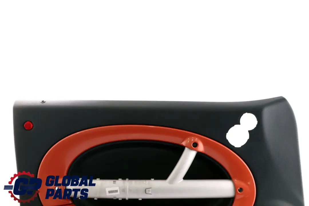 BMW Mini R50 R53 Front Left N/S Door Card Side Trim Panther Black Hot Orange - SKU 7141319 - Part number 7141319