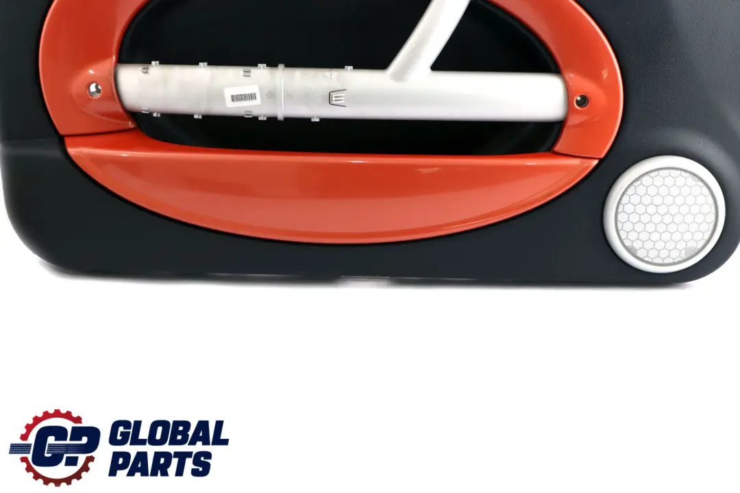 BMW Mini R50 R53 Front Left N/S Door Card Side Trim Panther Black Hot Orange - SKU 7141319 - Part number 7141319