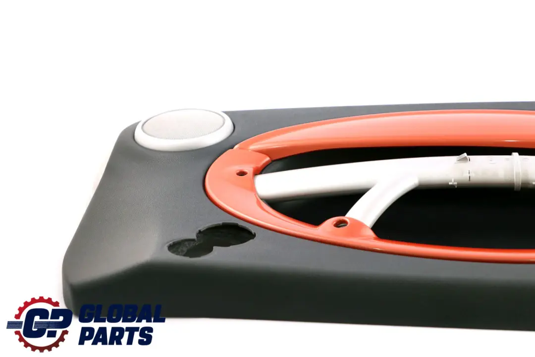 BMW Mini R50 R53 Türverkleidung Dekor Anthrazit Vorn Links Schwarz Hot Orange - SKU 7141319 - Teilenummer 7141319