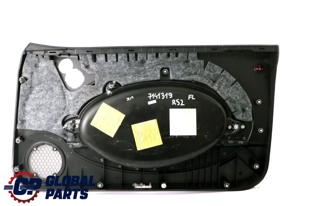 BMW Mini R50 R53 Front Left N/S Door Card Side Trim Panther Black Hot Orange - SKU 7141319 - Part number 7141319