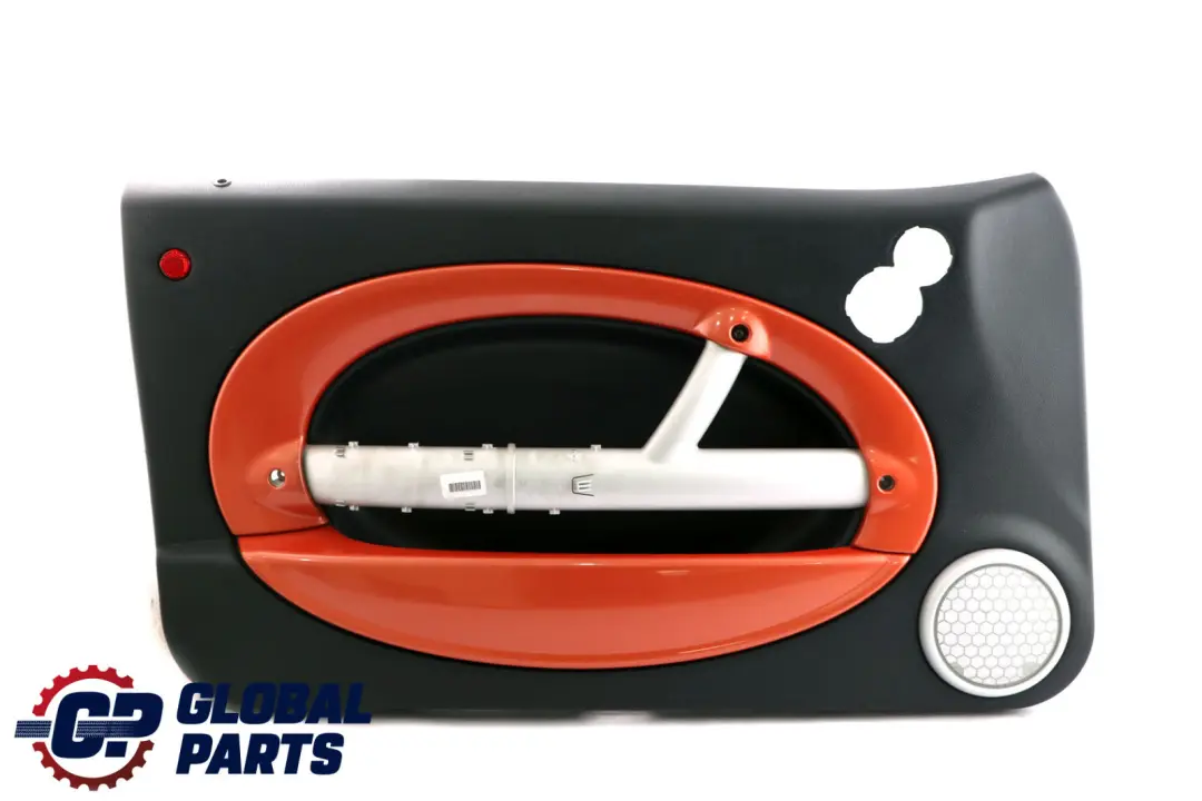 BMW Mini R50 R53 Front Left N/S Door Card Side Trim Panther Black Hot Orange - SKU 7141319 - Part number 7141319