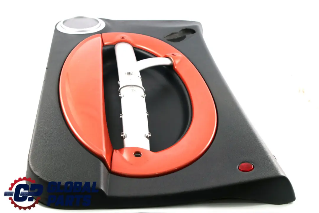 Front Right O/S Hi-Fi Door Card Side Trim Black Hot Orange to BMW Mini R50 R53 with Part number 7141320 BMW Mini R50 R53 Front Right O/S Hi-Fi Door Card Side Trim Black Hot Orange - SKU 7141320-1 - Part number 7141320