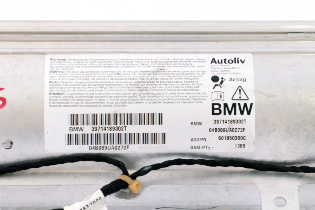 Modulo aria per lato passeggero per BMW E65 E66 E67 con numero di parte 7141893 BMW E65 E66 E67 Modulo aria per lato passeggero - SKU 7141893 - Numero di parte 7141893