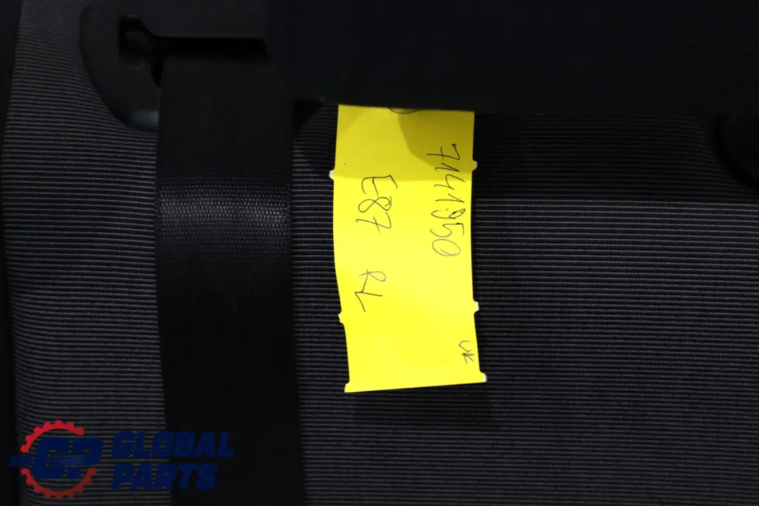 Funda Asiento Trasero Tela Respaldo Izquierdo Antracita para BMW E87 con número de pieza 7141950 BMW E87 Funda Asiento Trasero Tela Respaldo Izquierdo Antracita - SKU 7141950 - Número de pieza 7141950