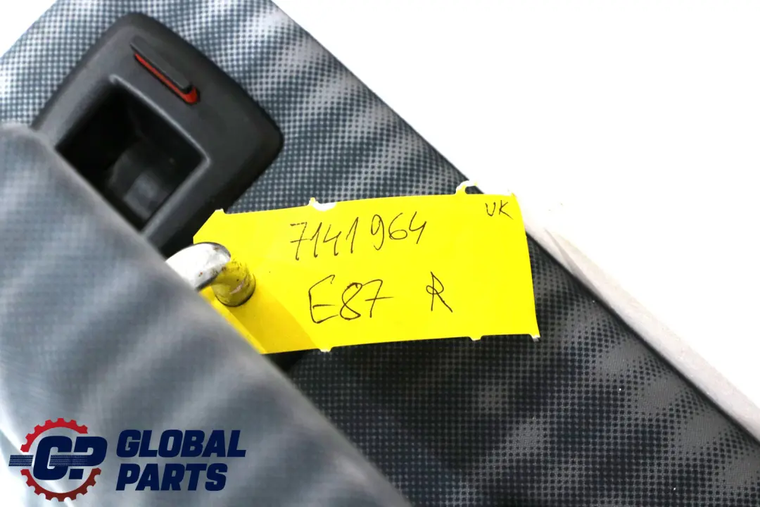 BMW E87 Oparcie Kanapy Tylnej Tył Prawe Prawo Alaska Grau - SKU 7141964 - Numer Części 7141964