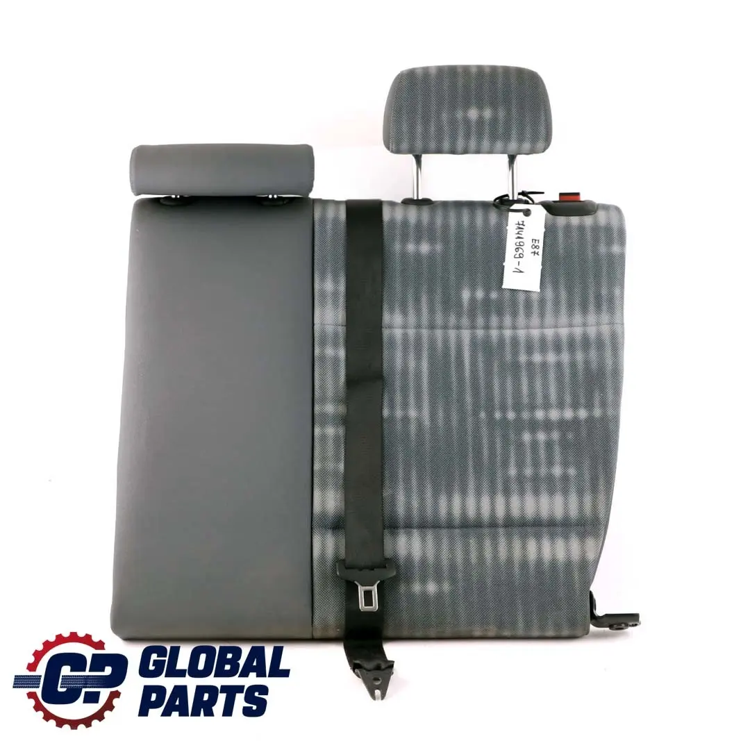 BMW 1 Series E87 Seat Cover Cloth Backrest Rear Left N/S Alaskagrau Grey AGA1