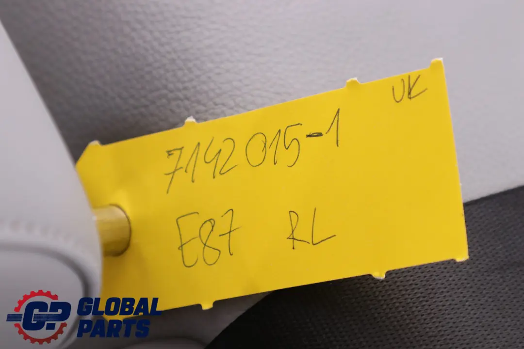 Leather Backrest Left N/S Alaskagrau Grey to BMW 1 Series E87 1 Rear Seat Cover with Part number 7142015 BMW 1 Series E87 1 Rear Seat Cover Leather Backrest Left N/S Alaskagrau Grey - SKU 7142015-1 - Part number 7142015