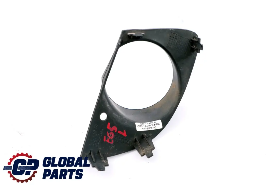 Parachoques delantero izquierdo Embellecedor antiniebla para BMW E65 E66 con número de pieza 7142179 BMW E65 E66 Parachoques delantero izquierdo Embellecedor antiniebla - SKU 7142179 - Número de pieza 7142179