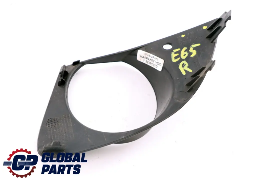 BMW 7 Series E65 E66 Front Right O/S Bumper Cover Fog Lamp Trim - SKU 7142180 - Part number 7142180