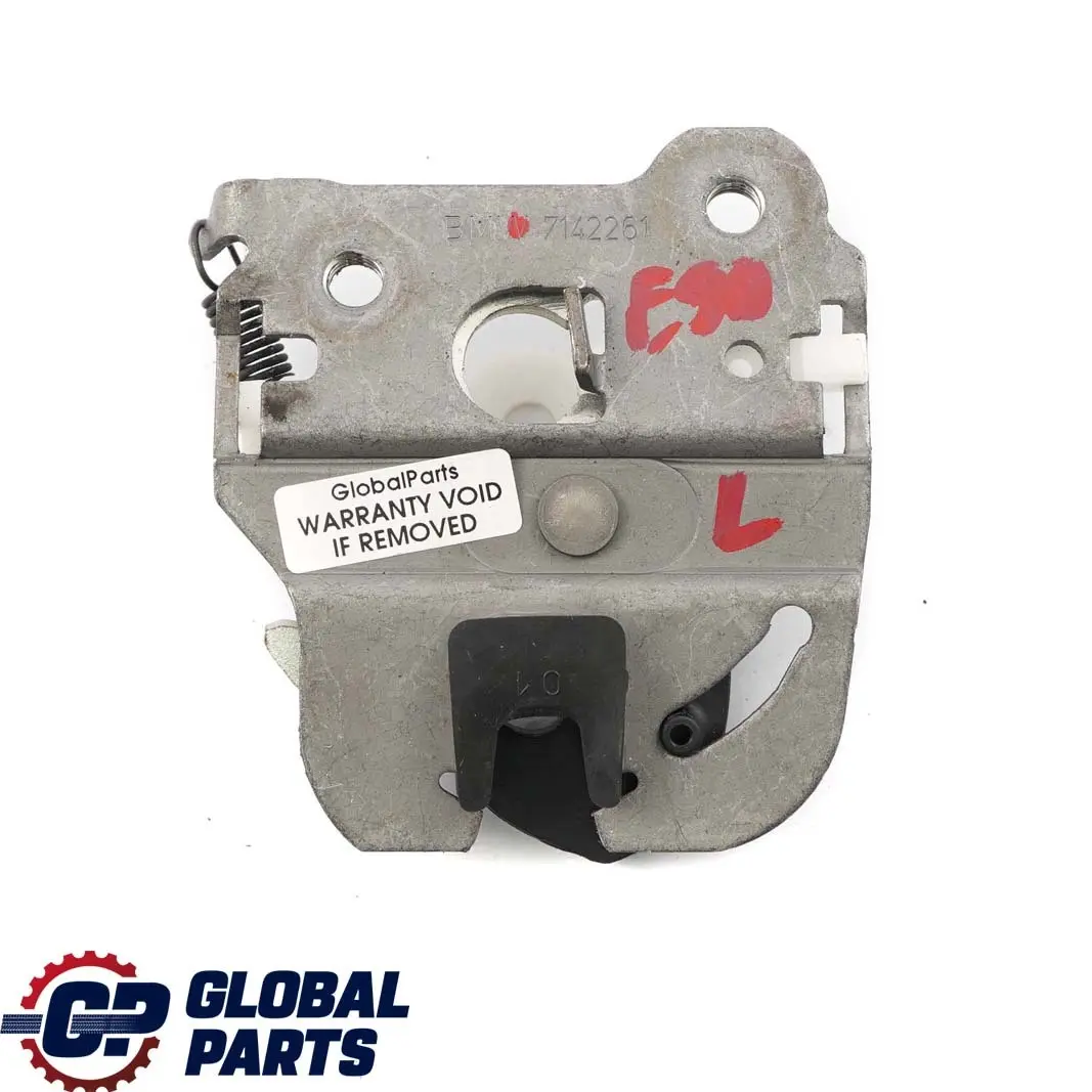 Frame Mechanism Left N/S Lock Catch to BMW 3 Series E90 Saloon Rear Seat with Part number 7142261 BMW 3 Series E90 Saloon Rear Seat Frame Mechanism Left N/S Lock Catch - SKU 7142261 - Part number 7142261