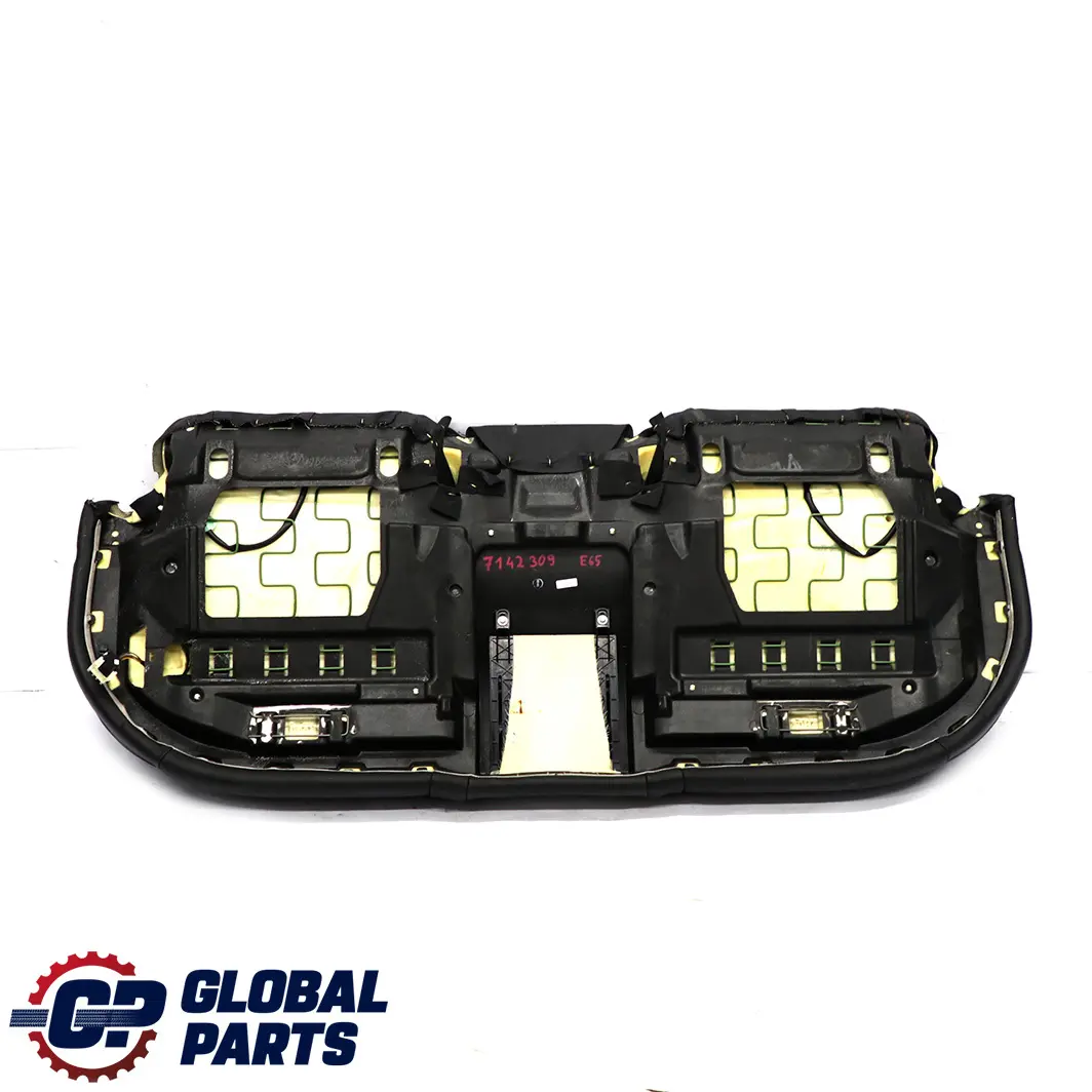 BMW E65 E66 Sedile Posteriore Panca Klimatisiert Riferimento Pelle Nasca Nero - SKU 7142309 - Numero di parte 7142309