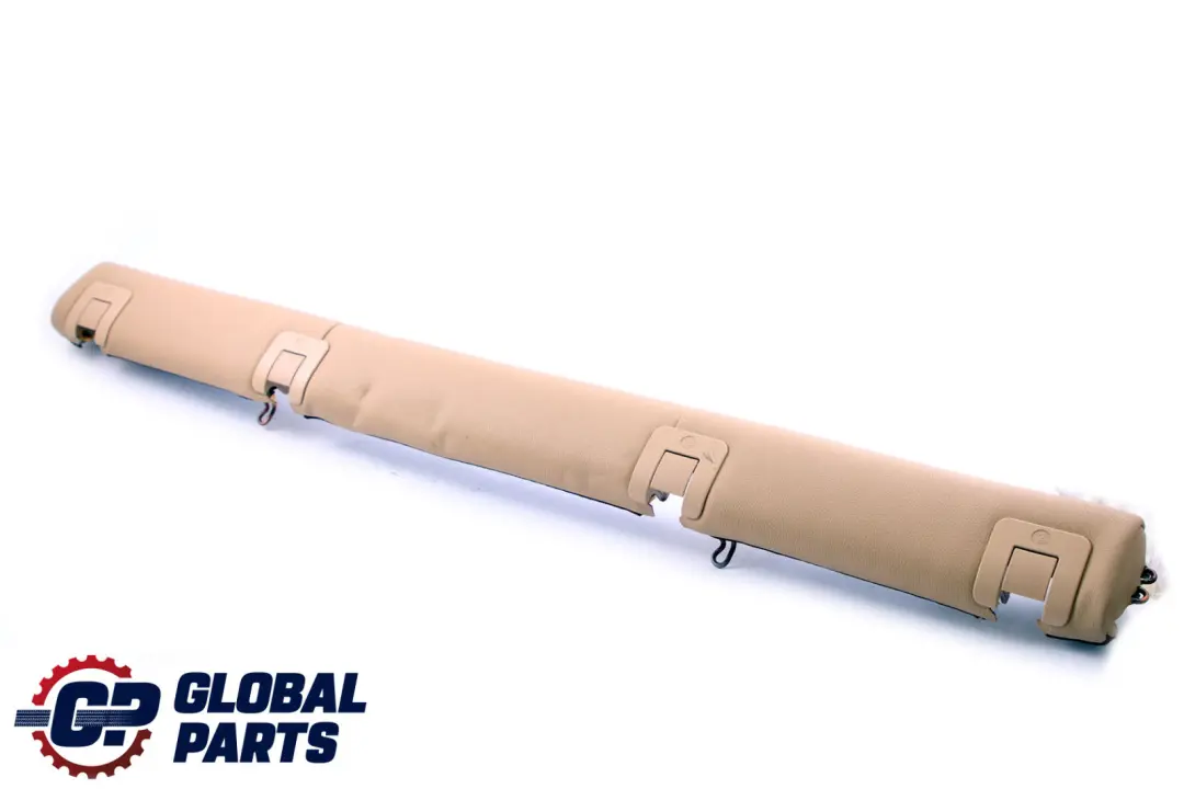BMW 5 Series E61 Touring Rear Seat Isofix Base Cover Strip Beige Leather - SKU 7142570 - Part number 7142570