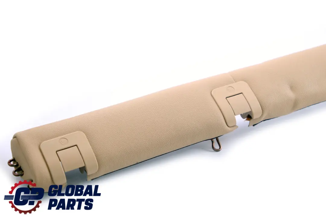 BMW 5 Series E61 Touring Rear Seat Isofix Base Cover Strip Beige Leather - SKU 7142570 - Part number 7142570