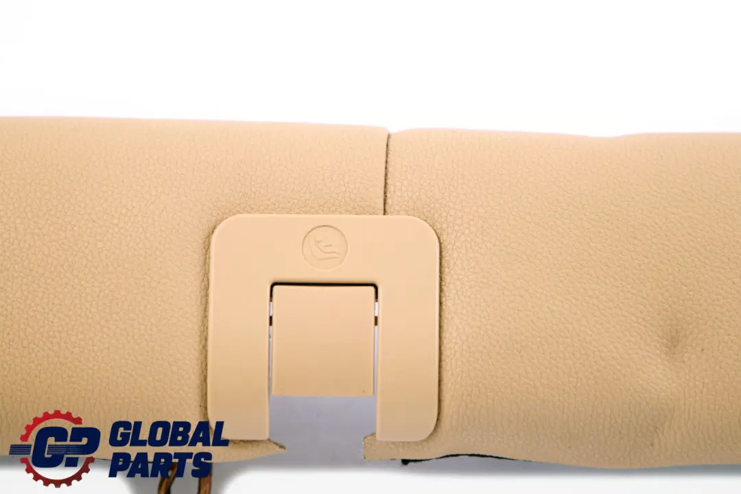 BMW 5 Series E61 Touring Rear Seat Isofix Base Cover Strip Beige Leather - SKU 7142570 - Part number 7142570