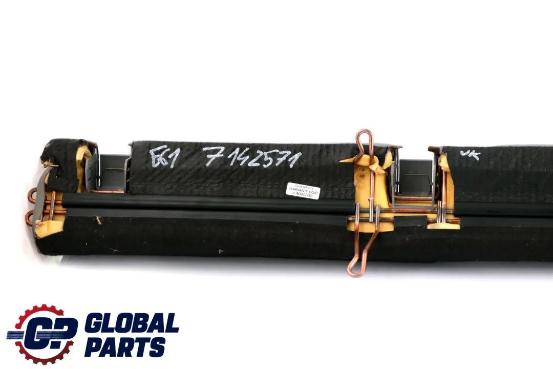 BMW E61 Touring Rücksitz Isofix Basis Abdeckung Leiste Grau Leder - SKU 7142571 - Teilenummer 7142571