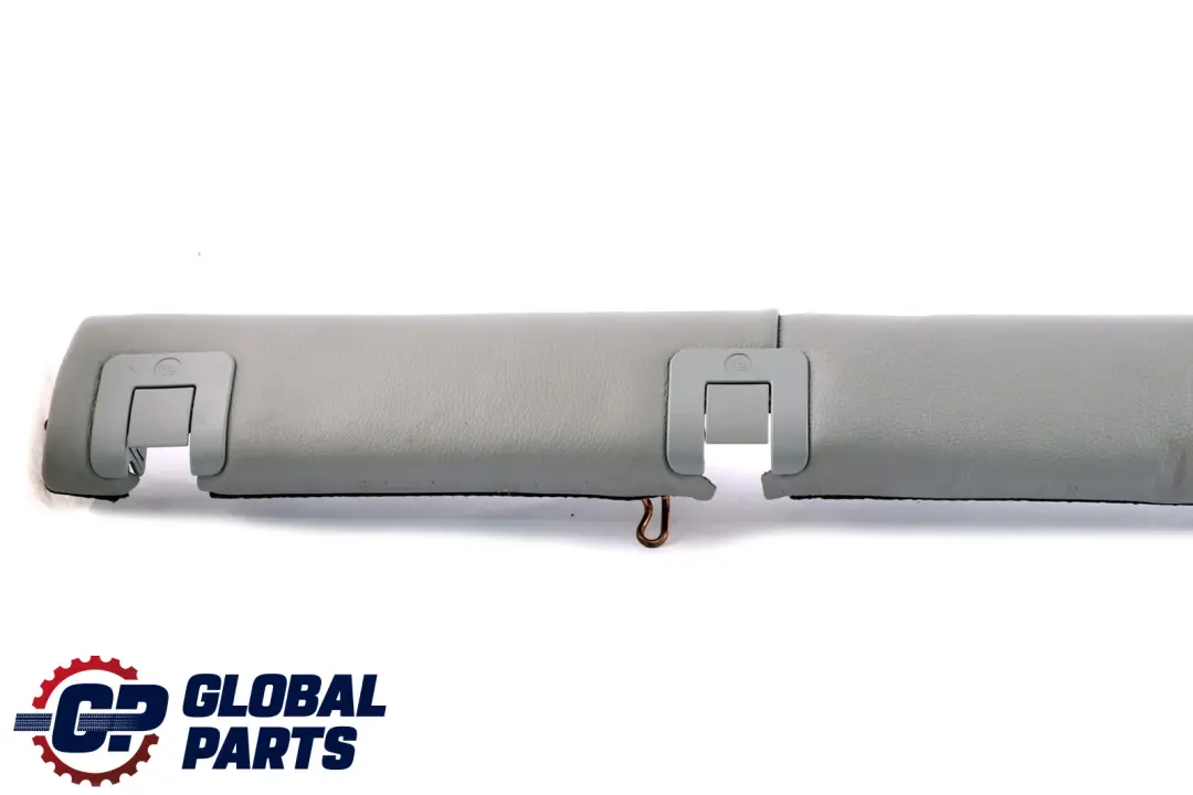 BMW 5 Series E61 Touring Rear Seat Isofix Base Cover Strip Grey Leather - SKU 7142571 - Part number 7142571