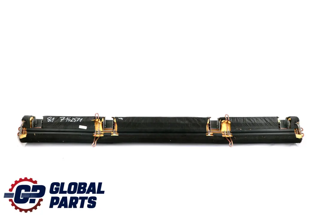 BMW E61 Touring Rücksitz Isofix Basis Abdeckung Leiste Grau Leder - SKU 7142571 - Teilenummer 7142571